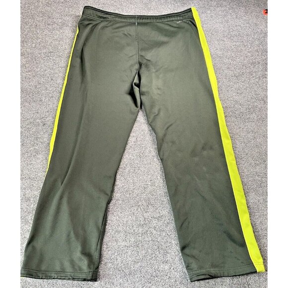 Nike Athletic Pants Mens Medium Green/Yellow Y2K Dri Fit Basketball Ankle Zip M. - Picture 5 of 7